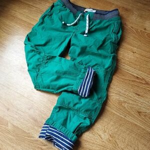 Mini Boden Green Lined Pants
